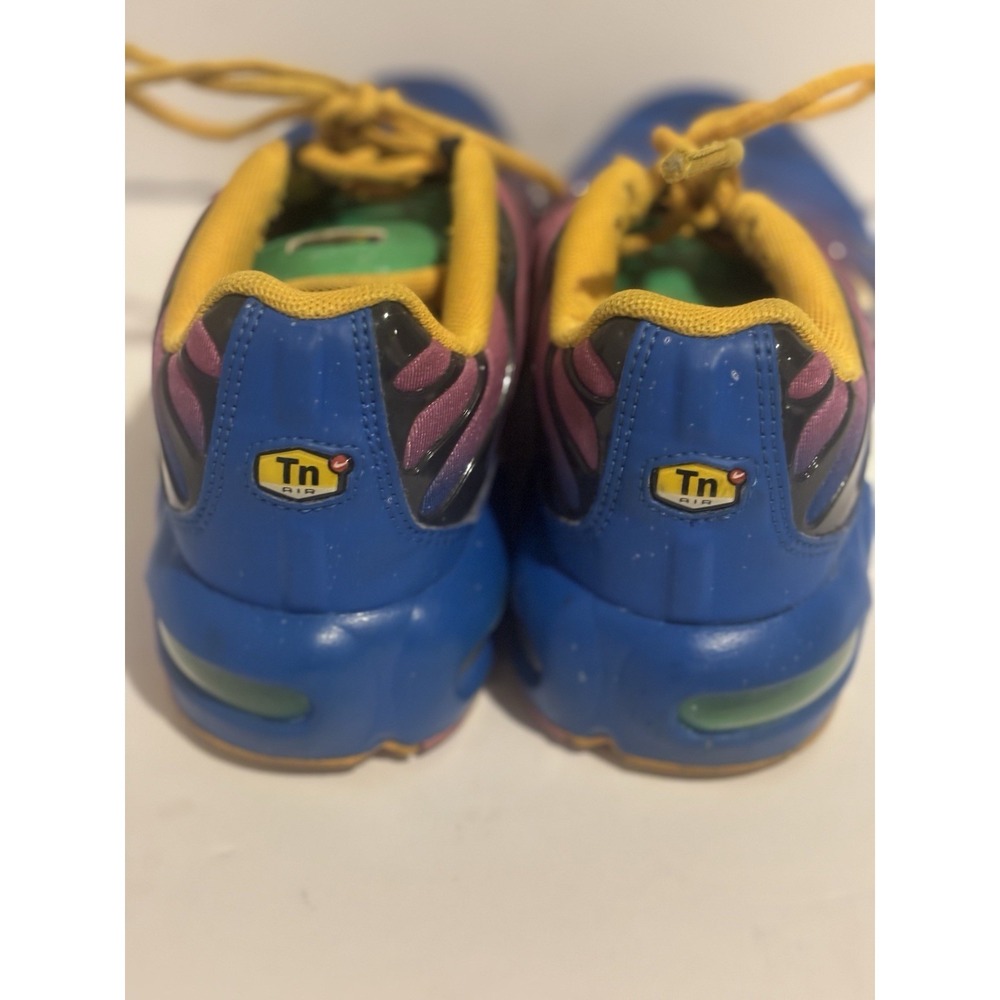 Nike Air Max Plus Gumball Size 4.5Y‎ Blue Yellow Boys Athletic Sneakers - Picture 3 of 12